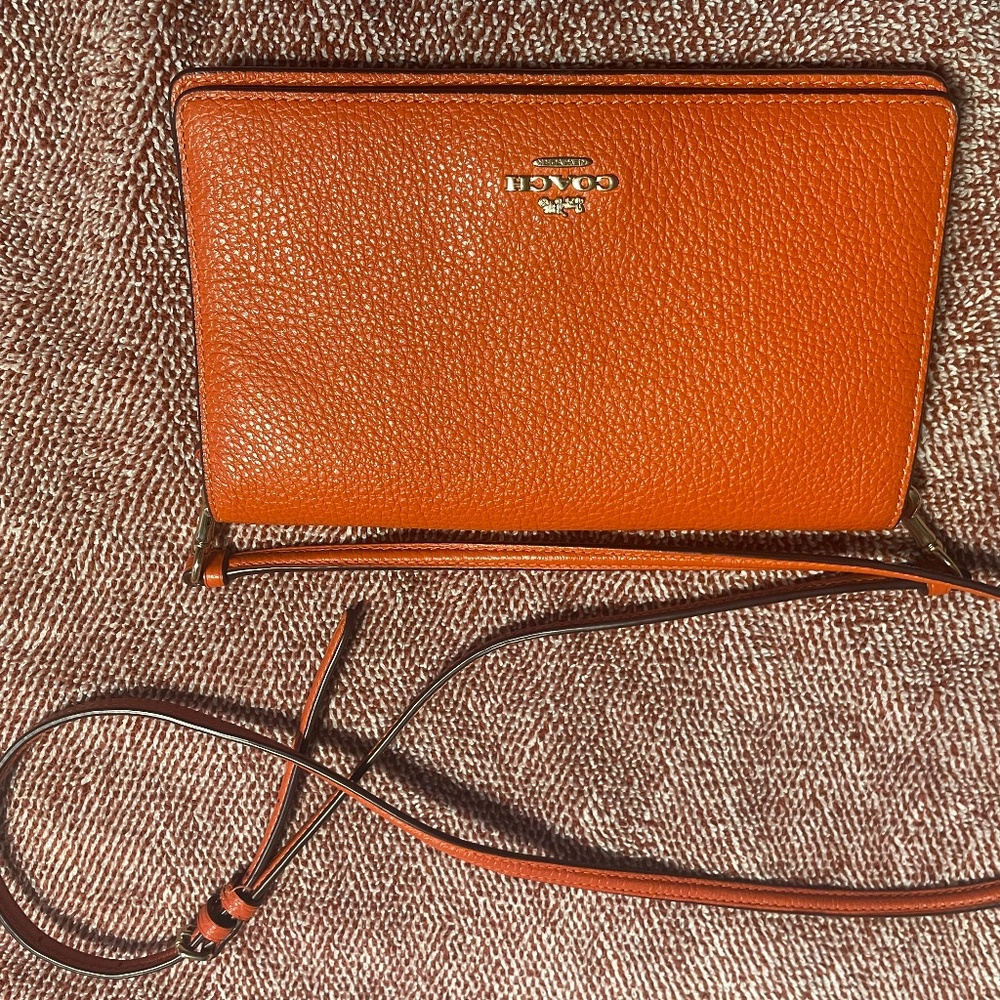 Coach crossbody wallet
